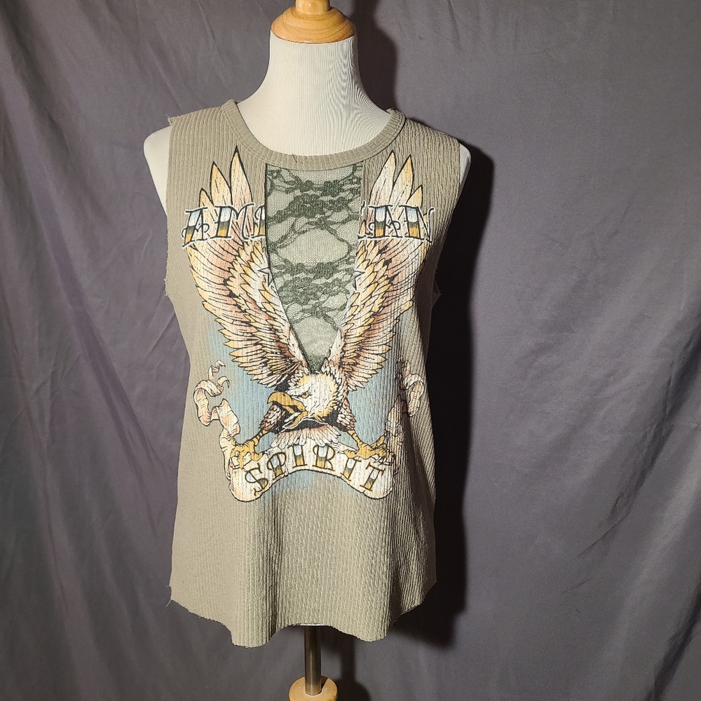 Graphic Tank Top - Gray